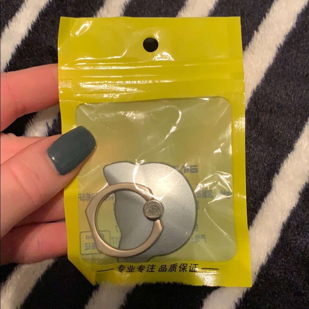 Cat shaped phone Key Ring